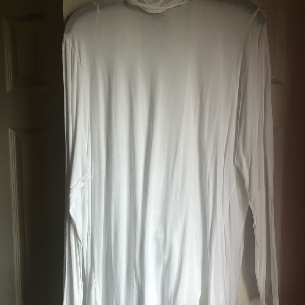 DKNY Snap and Wrap Sweater in white - Picture 4 of 8